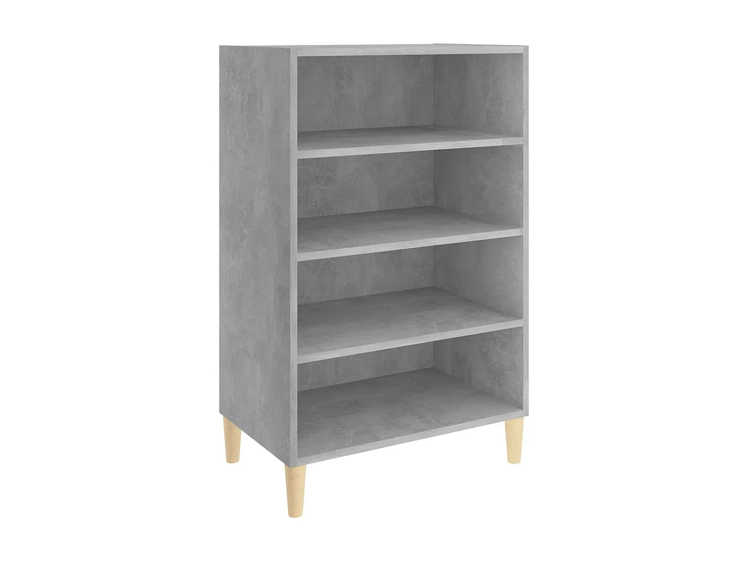 Credenza | Buffet | Armadio Grigio Cemento 57x35x90 cm in Legno Multistrato