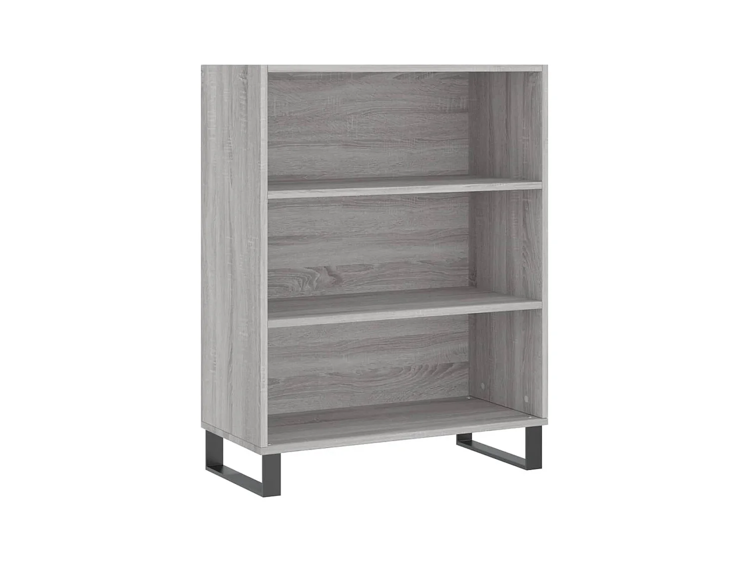 Credenza | Buffet | Armadio Grigio Sonoma 69,5x32,5x180 cm Legno Multistrato
