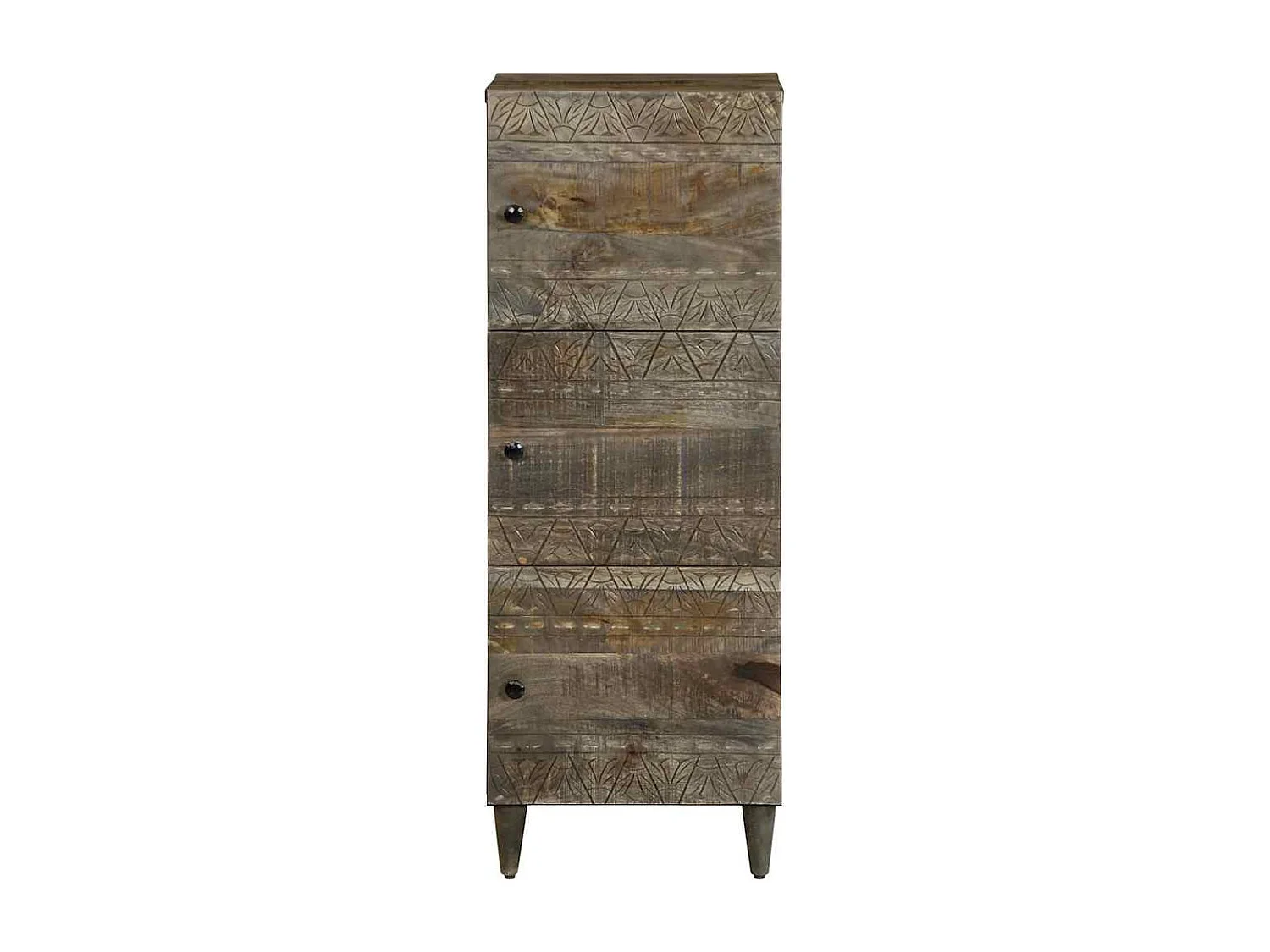 Credenza | Buffet | Armadio 40x33x110 cm in Legno Massello di Mango