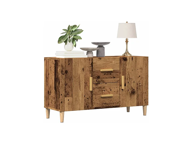 Buffet | Bahut | Meuble de rangement vieux bois 100x36x60 cm bois d'ingénierie