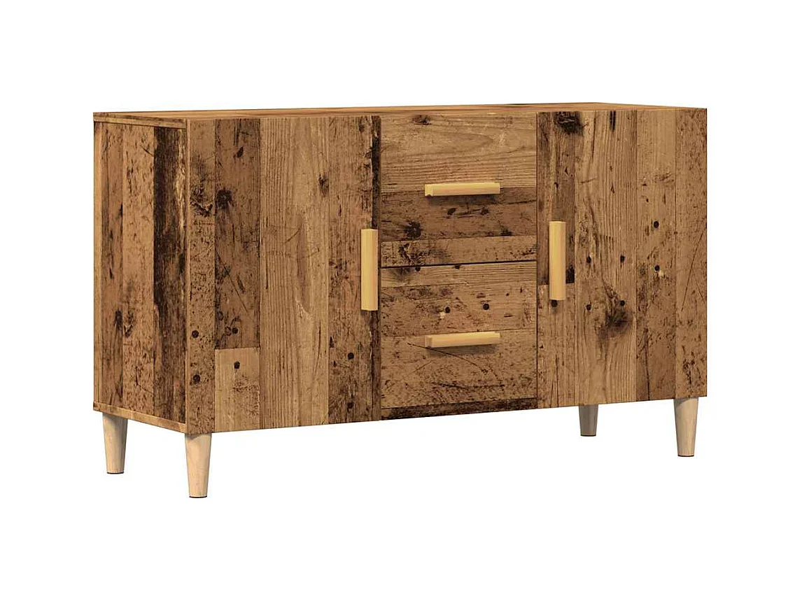 Buffet | Bahut | Meuble de rangement vieux bois 100x36x60 cm bois d'ingénierie