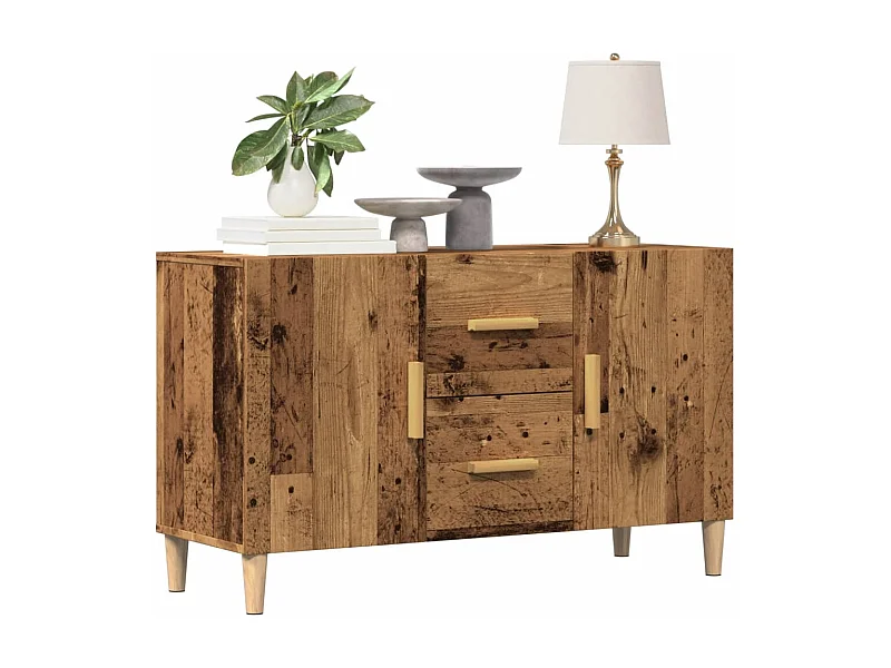 Buffet | Bahut | Meuble de rangement vieux bois 100x36x60 cm bois d'ingénierie