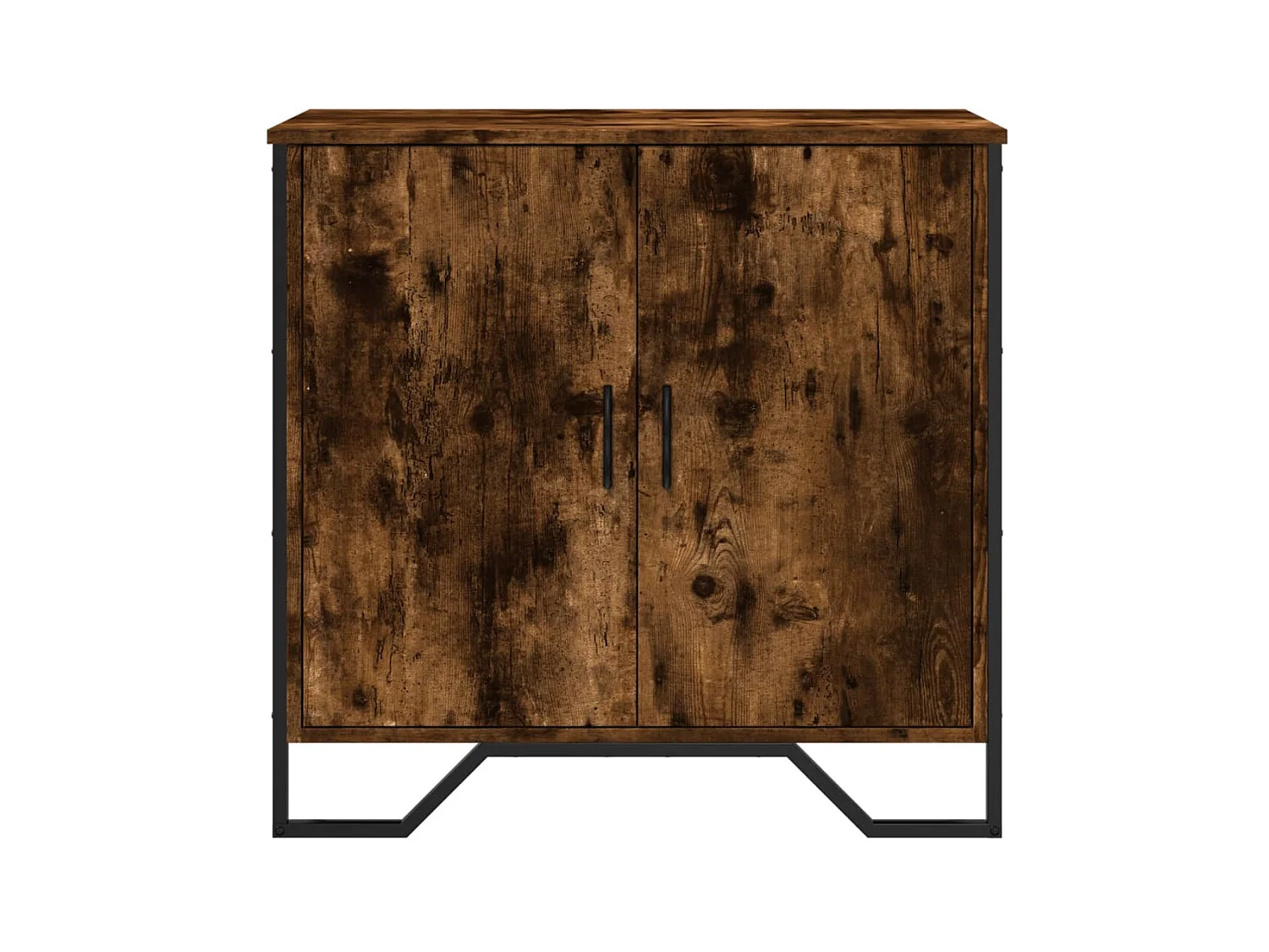 Credenza | Buffet | Armadio Rovere Fumo 78x35,5x74,5 cm in Legno Multistrato