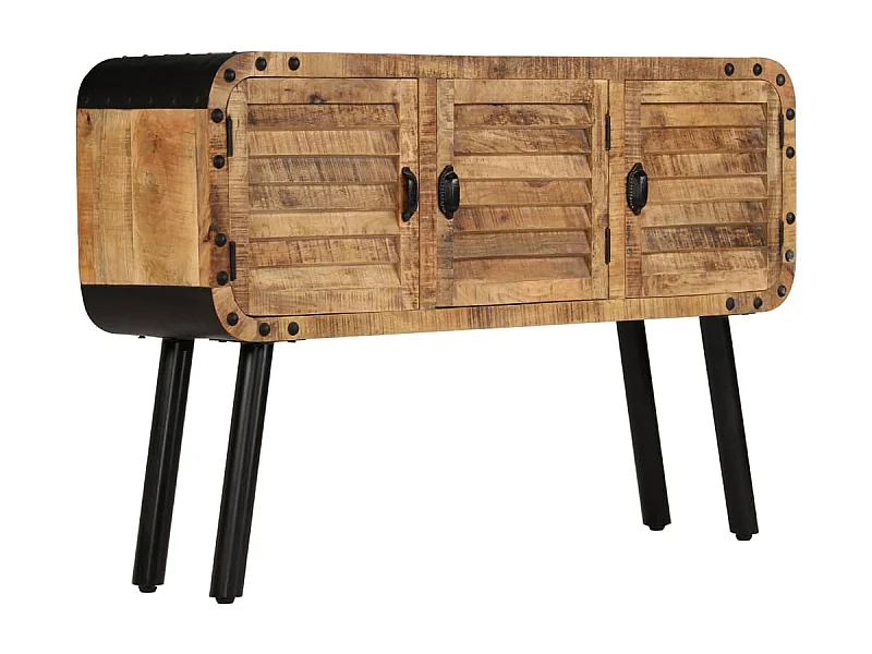 Buffet | Bahut | Meuble de rangement Bois de manguier massif 120x30x76 cm