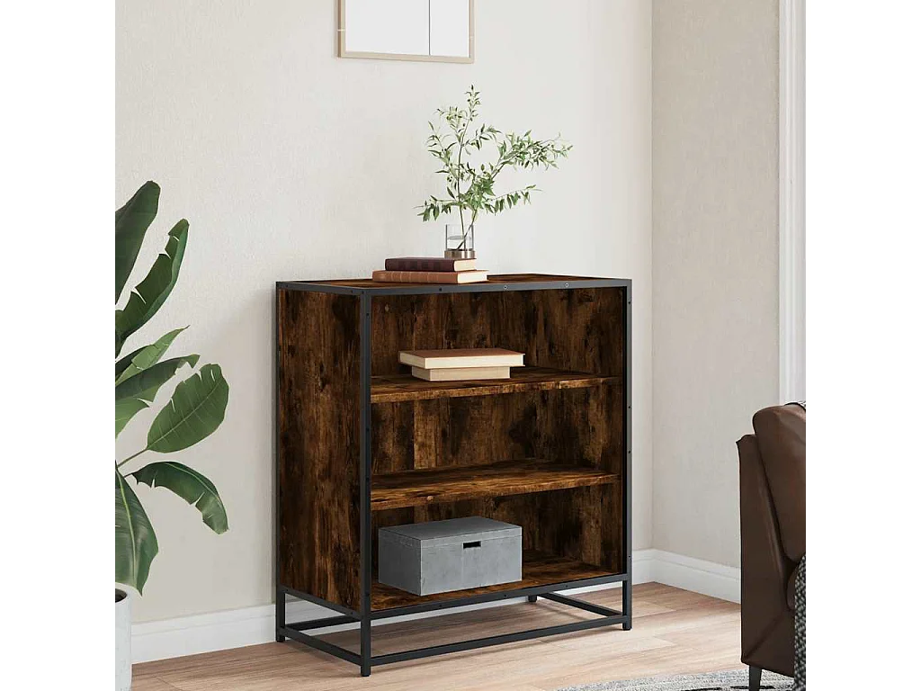 Credenza | Buffet | Armadio Rovere Fumo 68x35x76 cm in Truciolato