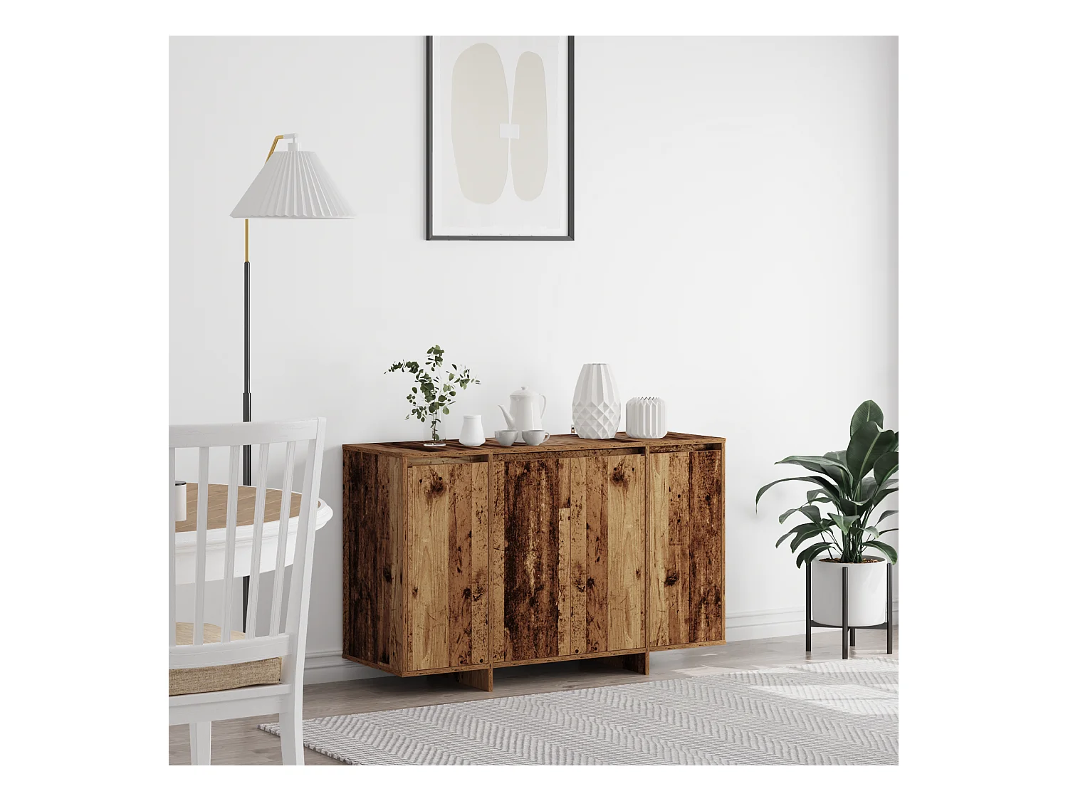 Buffet | Bahut | Meuble de rangement marron Bois ancien Bois 120 x 41 x 75 cm Buffet | Bahut | Meuble de rangement