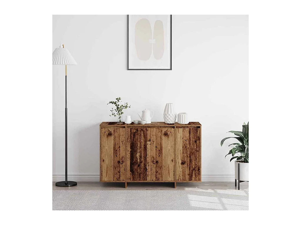 Buffet | Bahut | Meuble de rangement marron Bois ancien Bois 120 x 41 x 75 cm Buffet | Bahut | Meuble de rangement