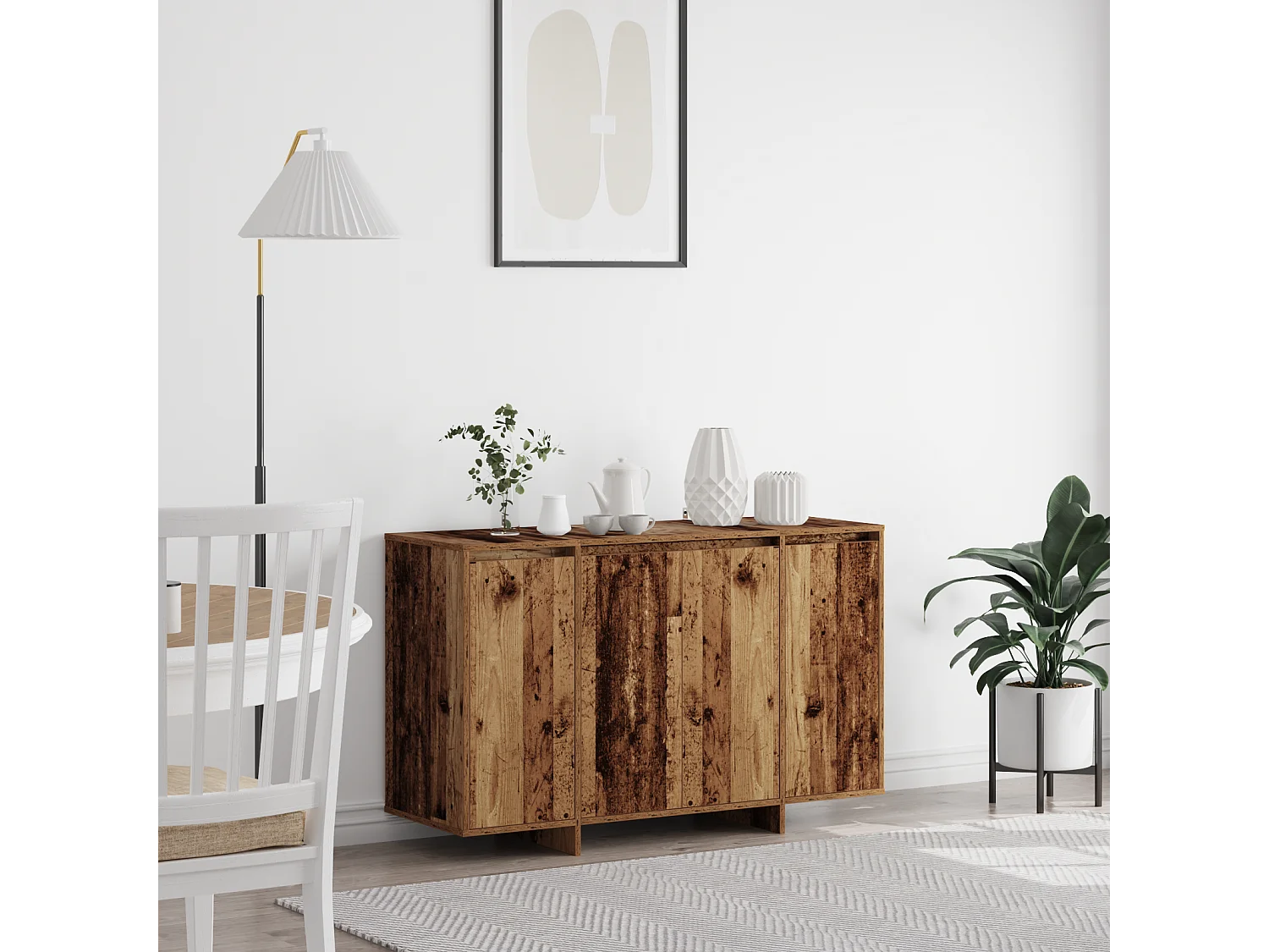 Buffet | Bahut | Meuble de rangement marron Bois ancien Bois 120 x 41 x 75 cm Buffet | Bahut | Meuble de rangement