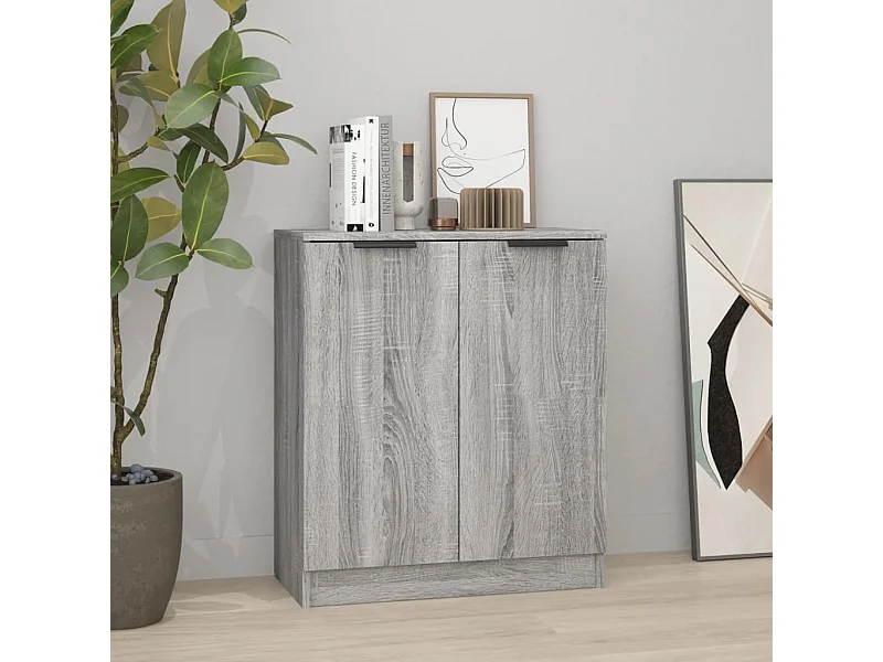 Buffet | Bahut | Meuble de rangement Sonoma gris 60x30x70 cm Bois d'ingénierie