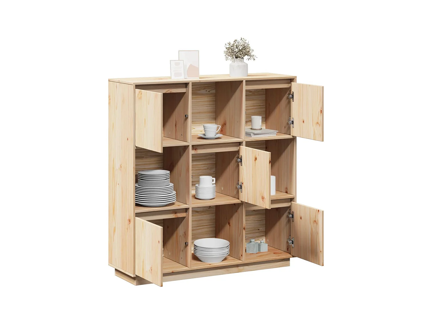 Buffet | Bahut | Meuble de rangement 110,5x35x117 cm Bois de pin massif