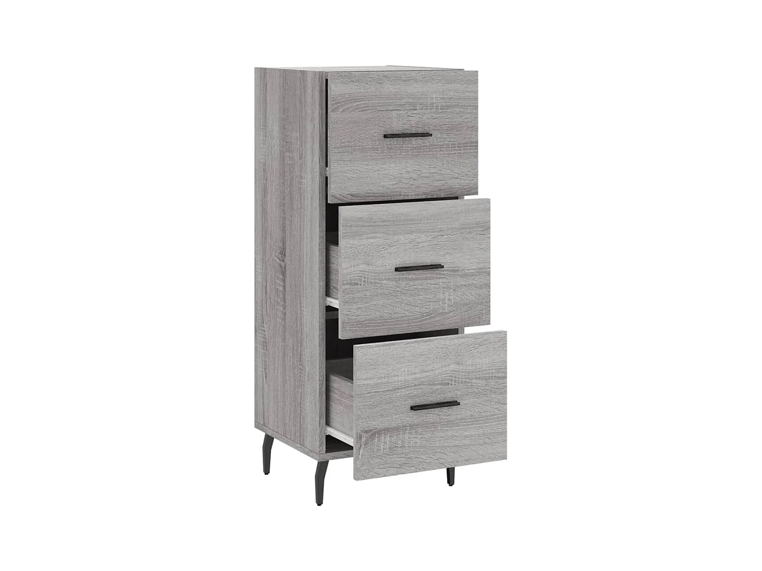 Buffet | Bahut | Meuble de rangement Sonoma gris 34,5x34x90 cm Bois d'ingénierie