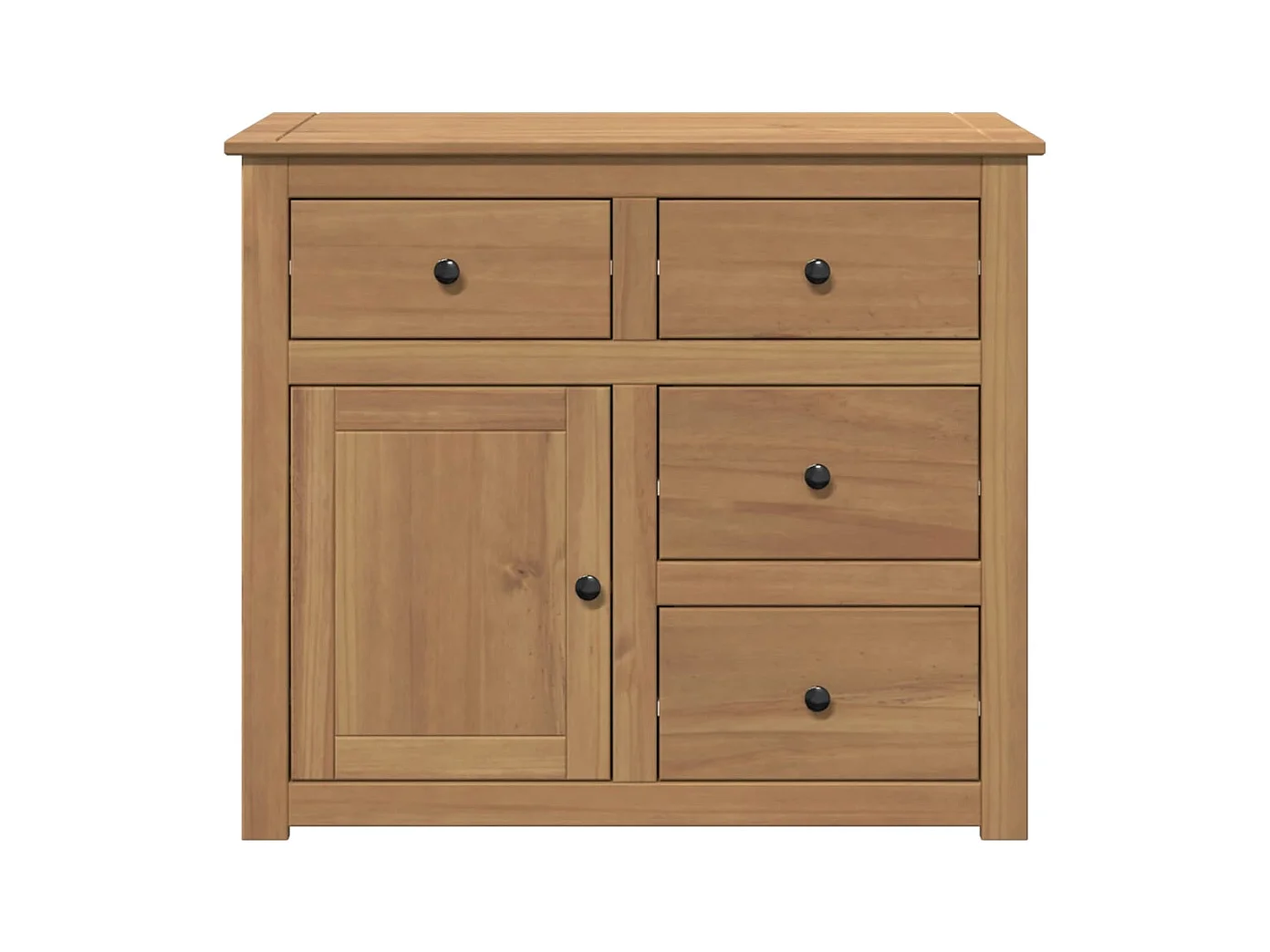Buffet | Bahut | Meuble de rangement avec tiroirs Panama 93x40x80 cm bois massif de pin