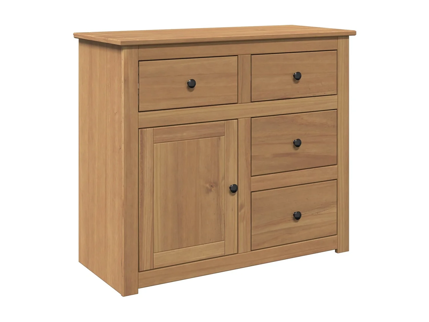 Buffet | Bahut | Meuble de rangement avec tiroirs Panama 93x40x80 cm bois massif de pin