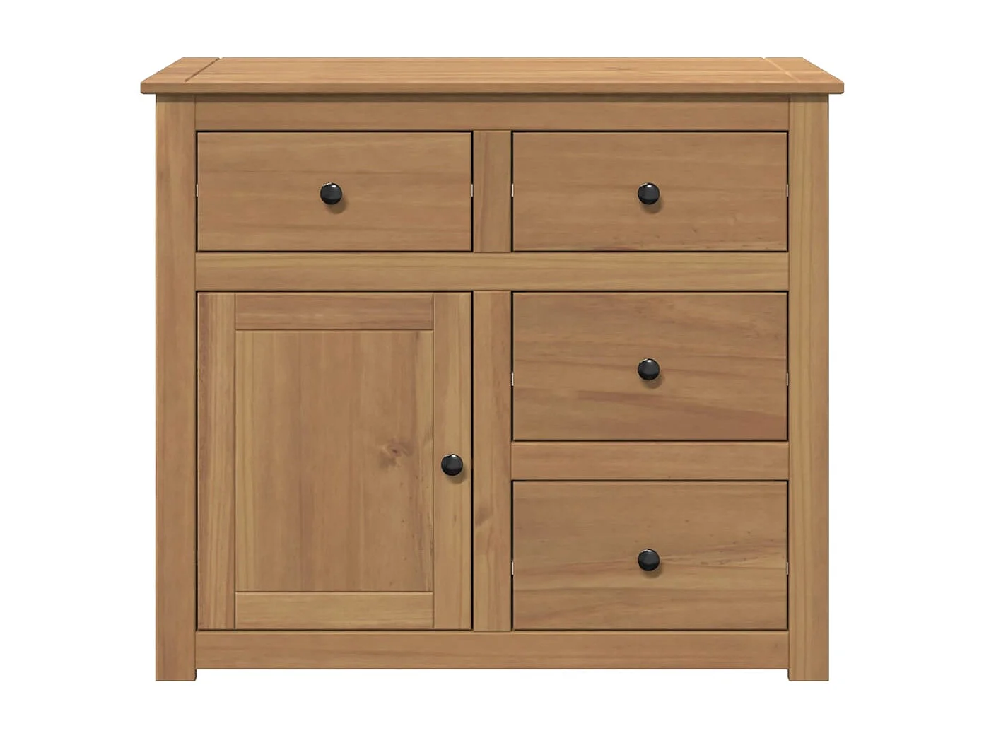 Buffet | Bahut | Meuble de rangement avec tiroirs Panama 93x40x80 cm bois massif de pin