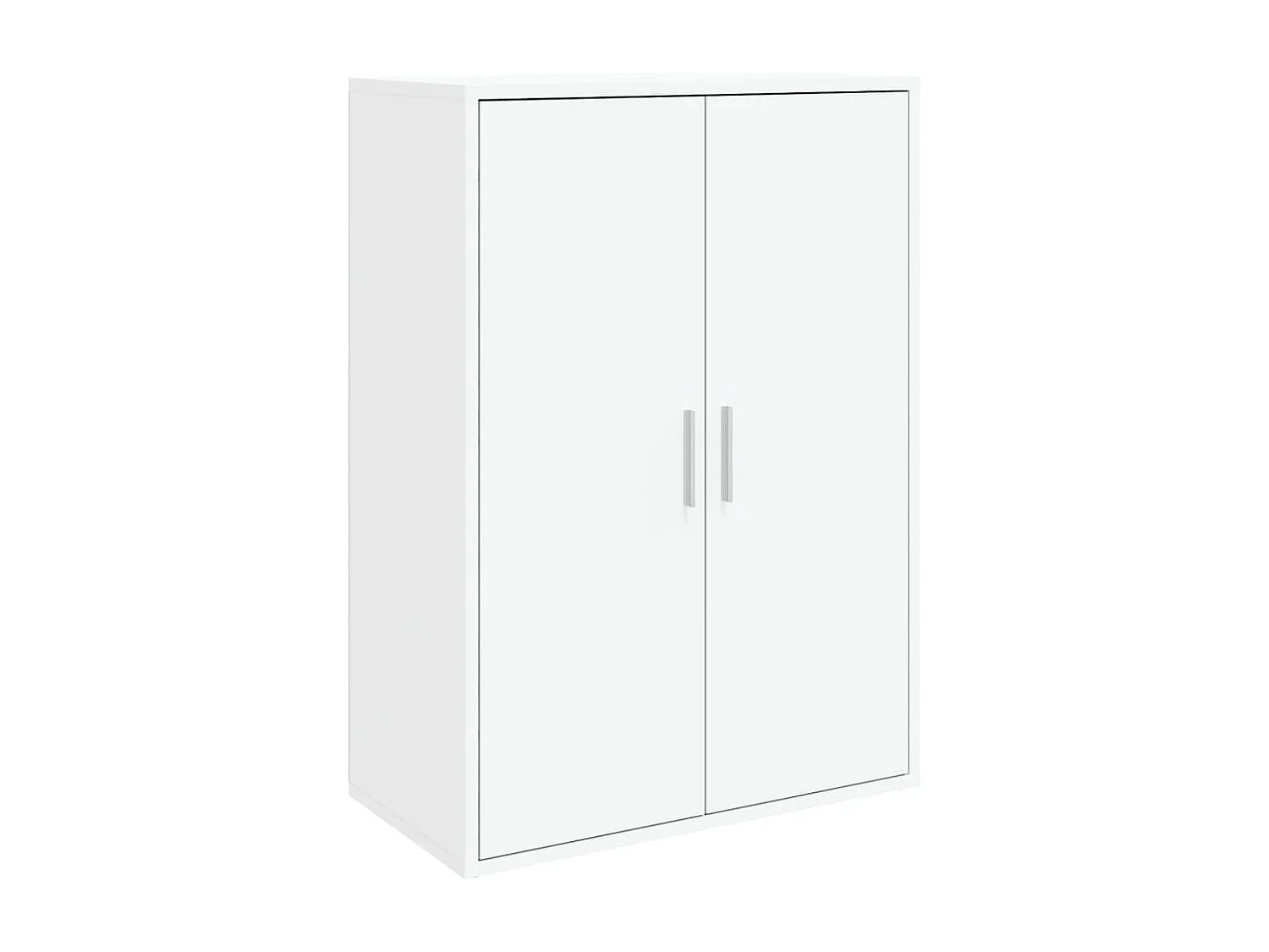Buffets | Bahuts | Meuble de rangement 2 pcs blanc 60x31x84 cm bois d'ingénierie