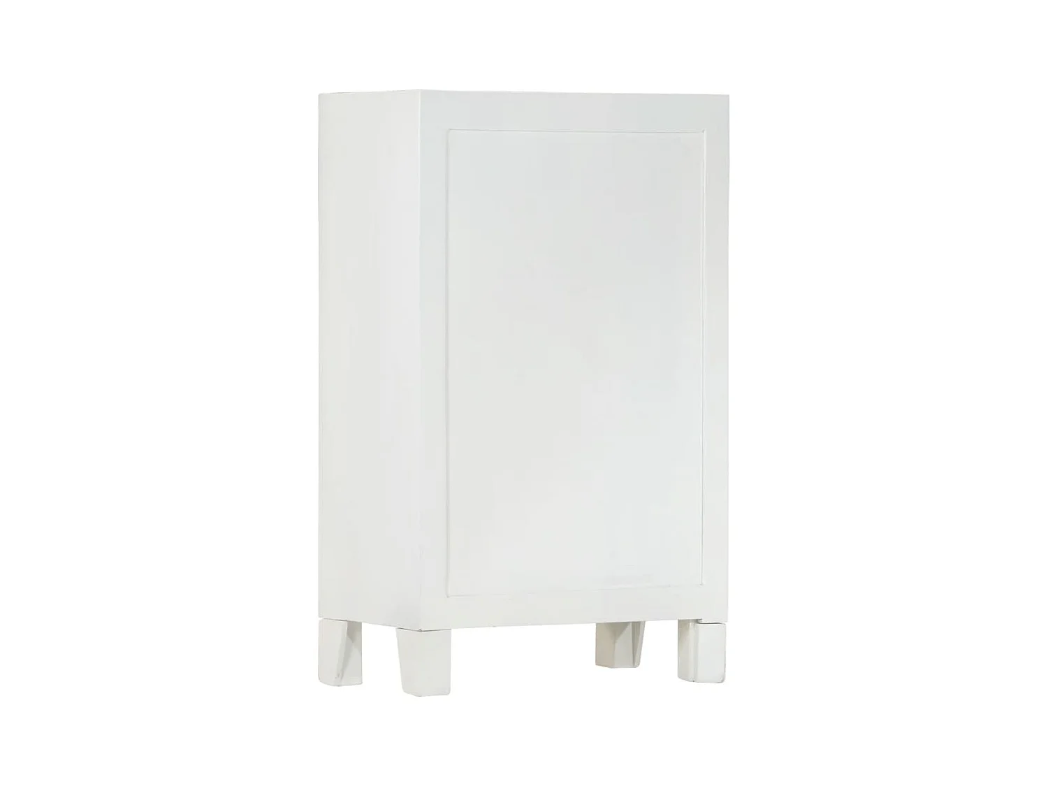 Buffet | Bahut | Meuble de rangement blanc 55x30x90 cm bois massif d'acacia