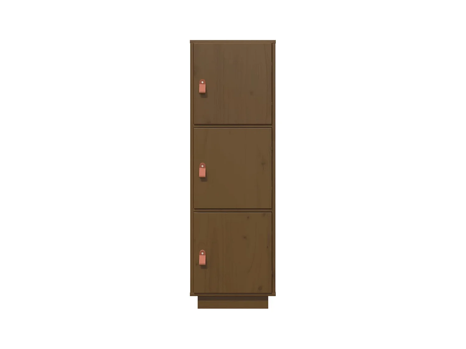 Buffet | Bahut | Meuble de rangement haut Marron miel 34x40x108,5 cm Bois massif de pin