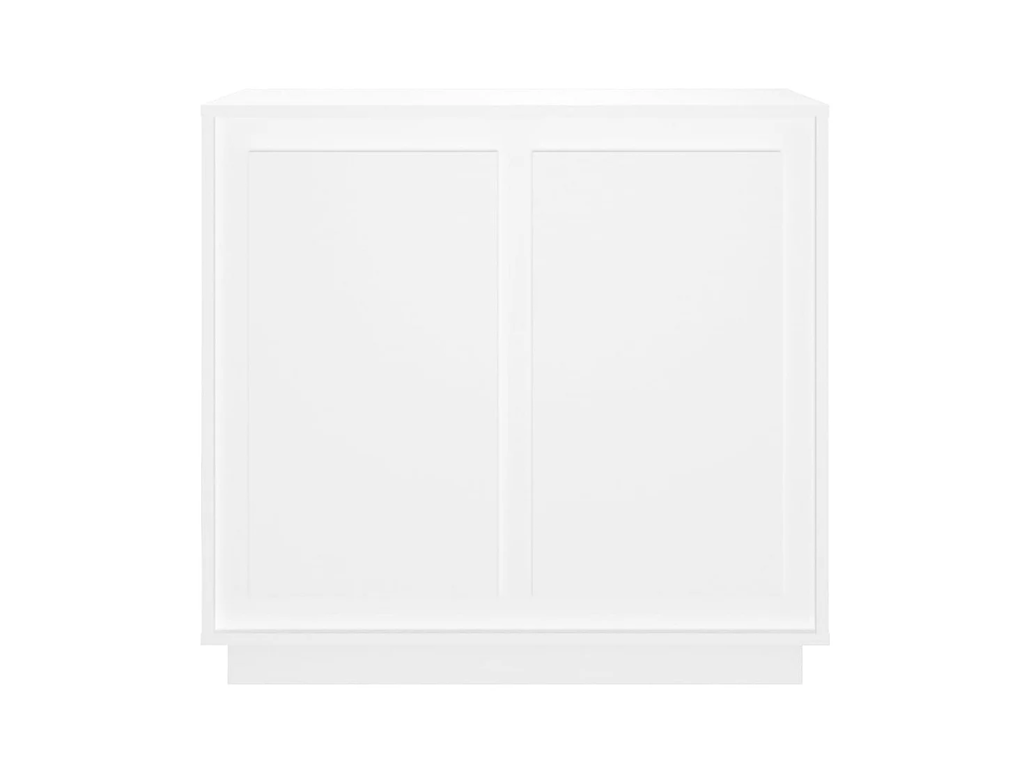 Buffet | Bahut | Meuble de rangement blanc 80x34x75 cm bois d'ingénierie