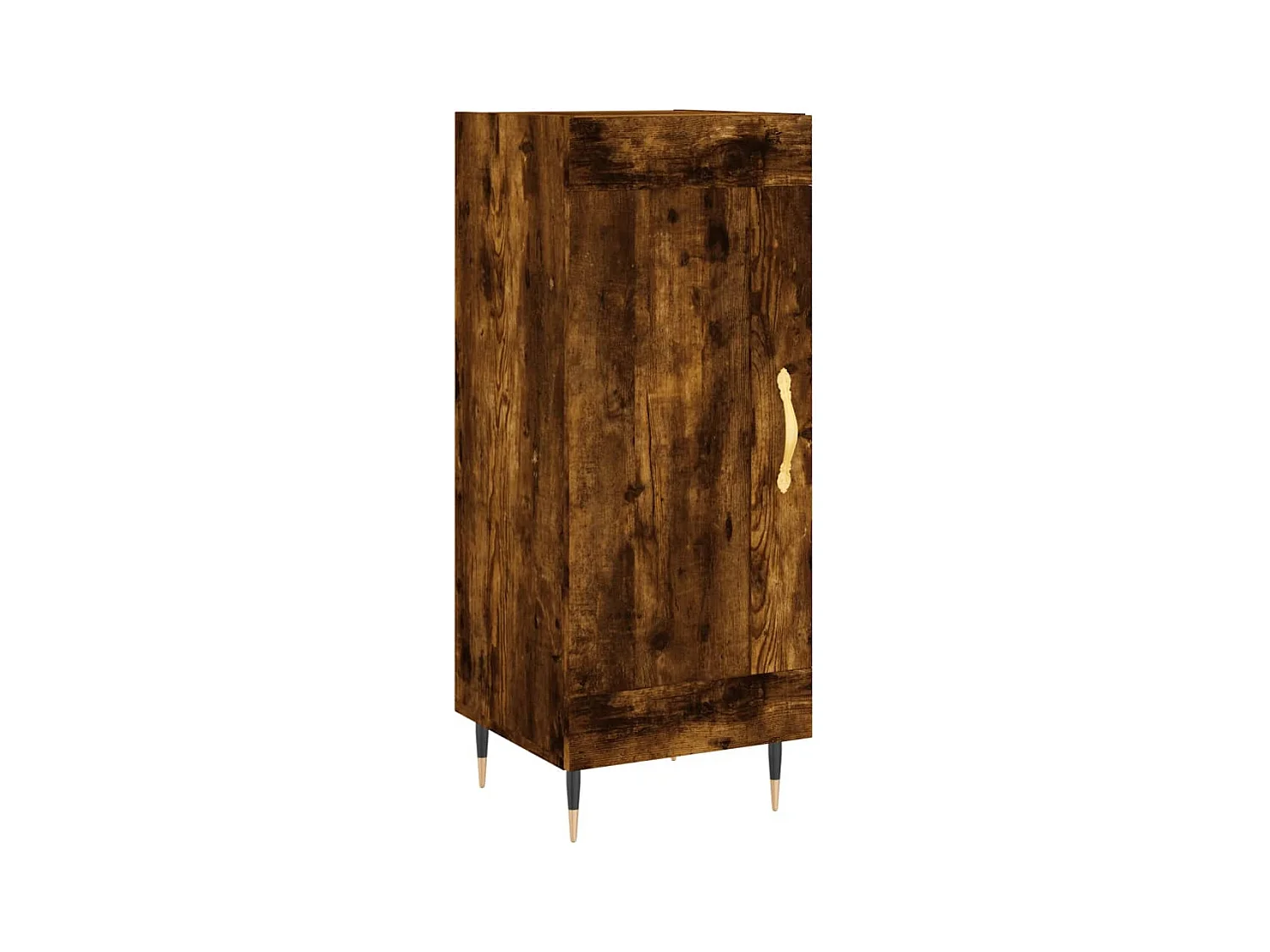 Buffet | Bahut | Meuble de rangement Chêne fumé 34,5x34x90 cm Bois d'ingénierie