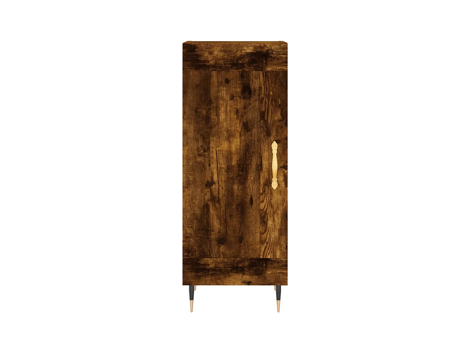 Buffet | Bahut | Meuble de rangement Chêne fumé 34,5x34x90 cm Bois d'ingénierie