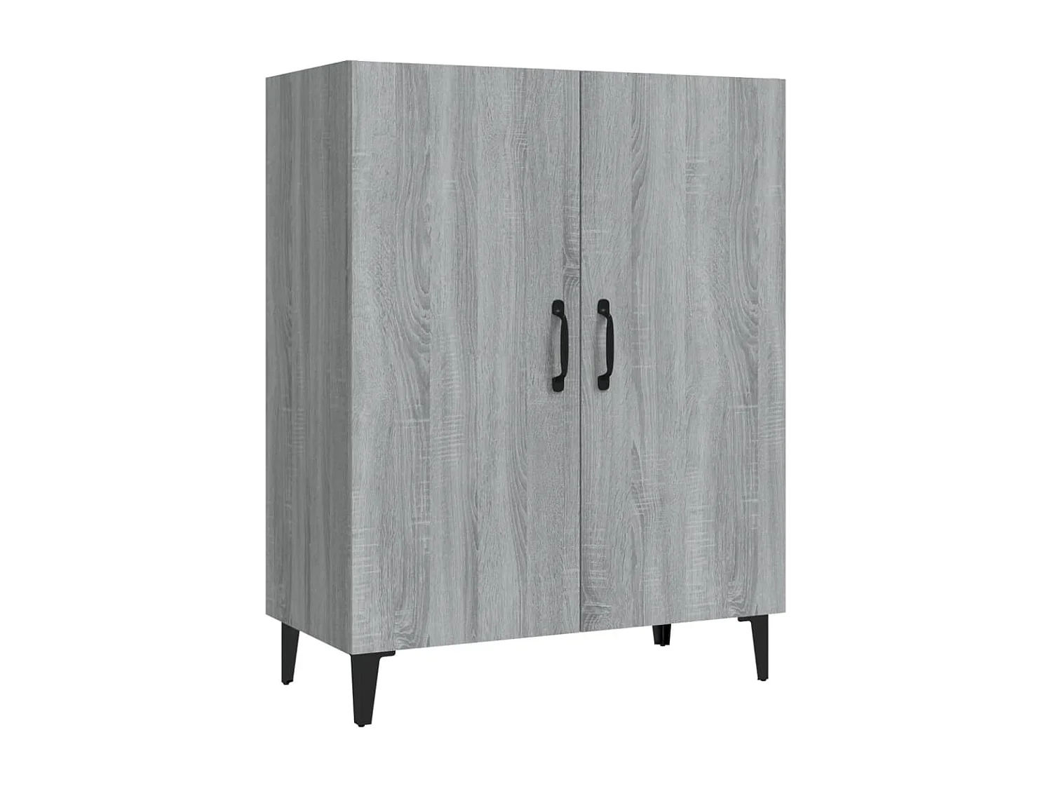 Credenza | Buffet | Armadio Grigio Sonoma 70x34x90 cm in Legno Multistrato