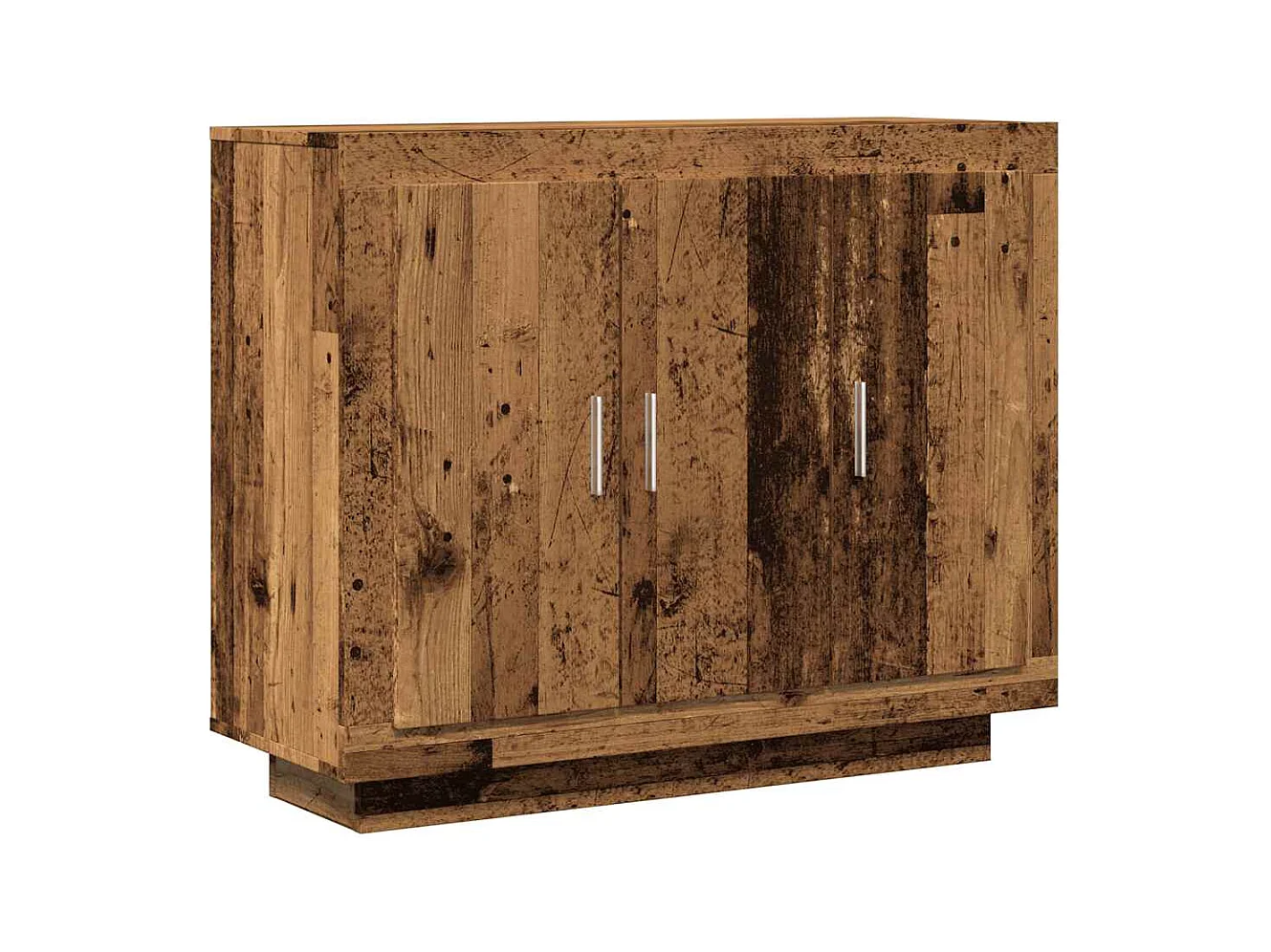 Credenza | Buffet | Armadio Legno Antico 92x35x75 cm in Legno Multistrato