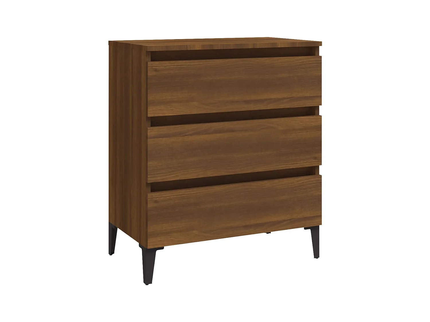 Buffet | Commode à tiroir | Meuble de rangement Chêne marron 60x35x69 cm Bois d'ingénierie