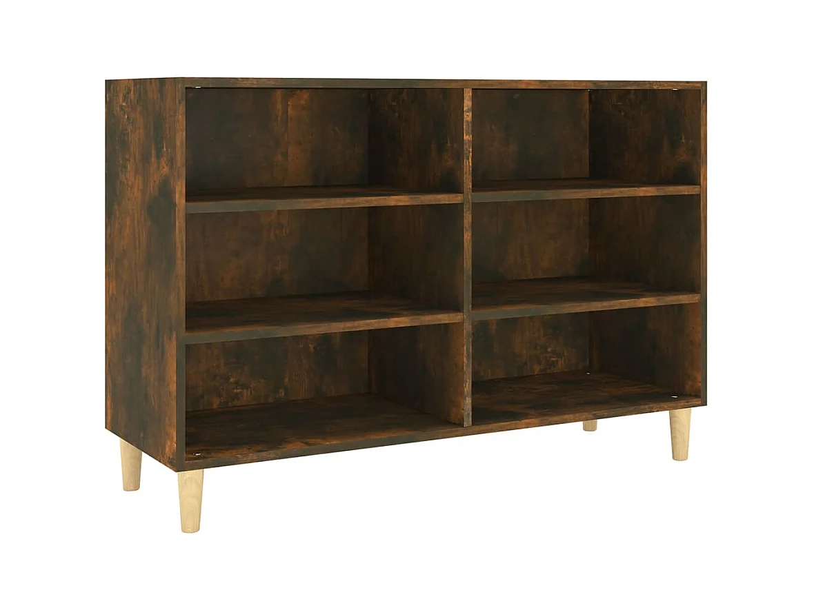 Credenza | Buffet | Armadio Rovere Fumo 103,5x35x70 cm in Legno Multistrato