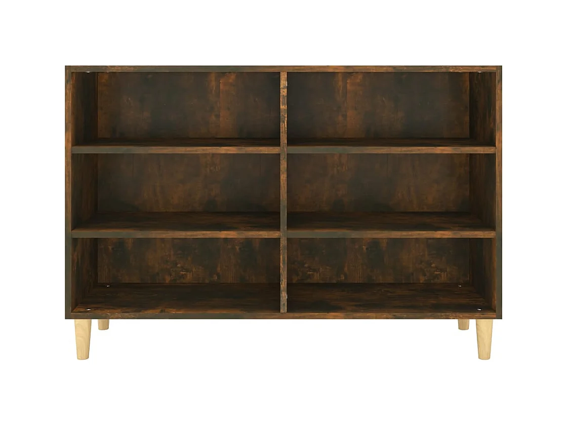 Credenza | Buffet | Armadio Rovere Fumo 103,5x35x70 cm in Legno Multistrato