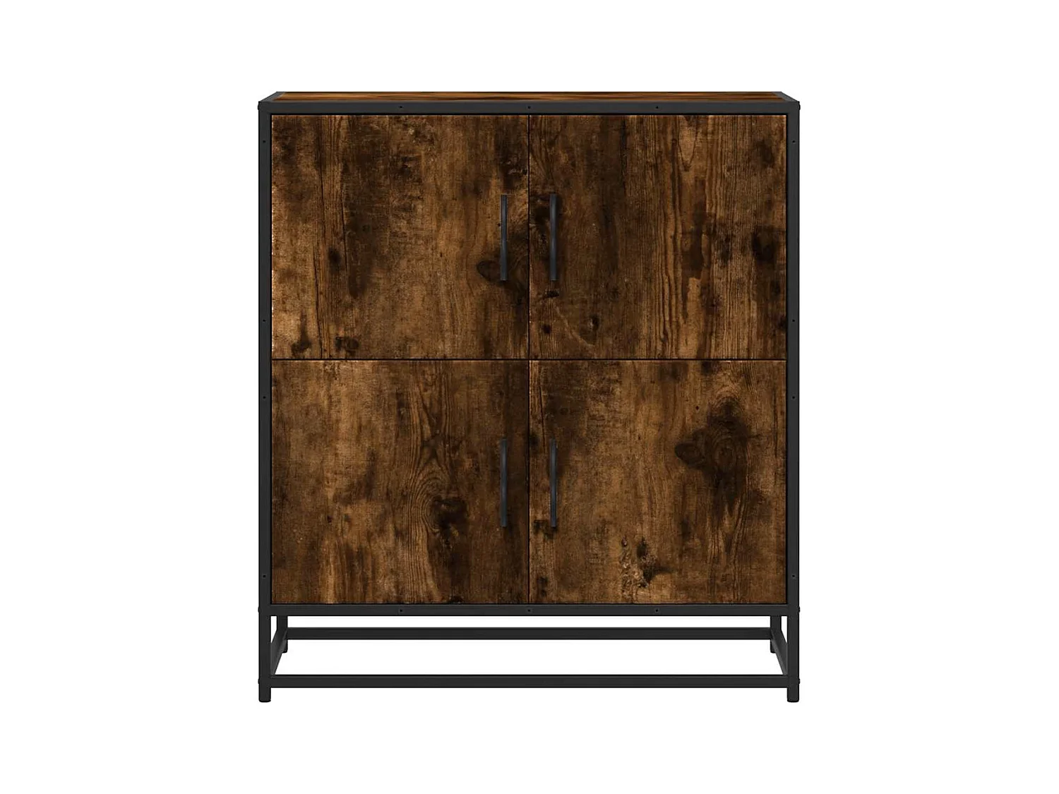 Credenza | Buffet | Armadio Rovere Fumo 68x35x76 cm in Legno Multistrato