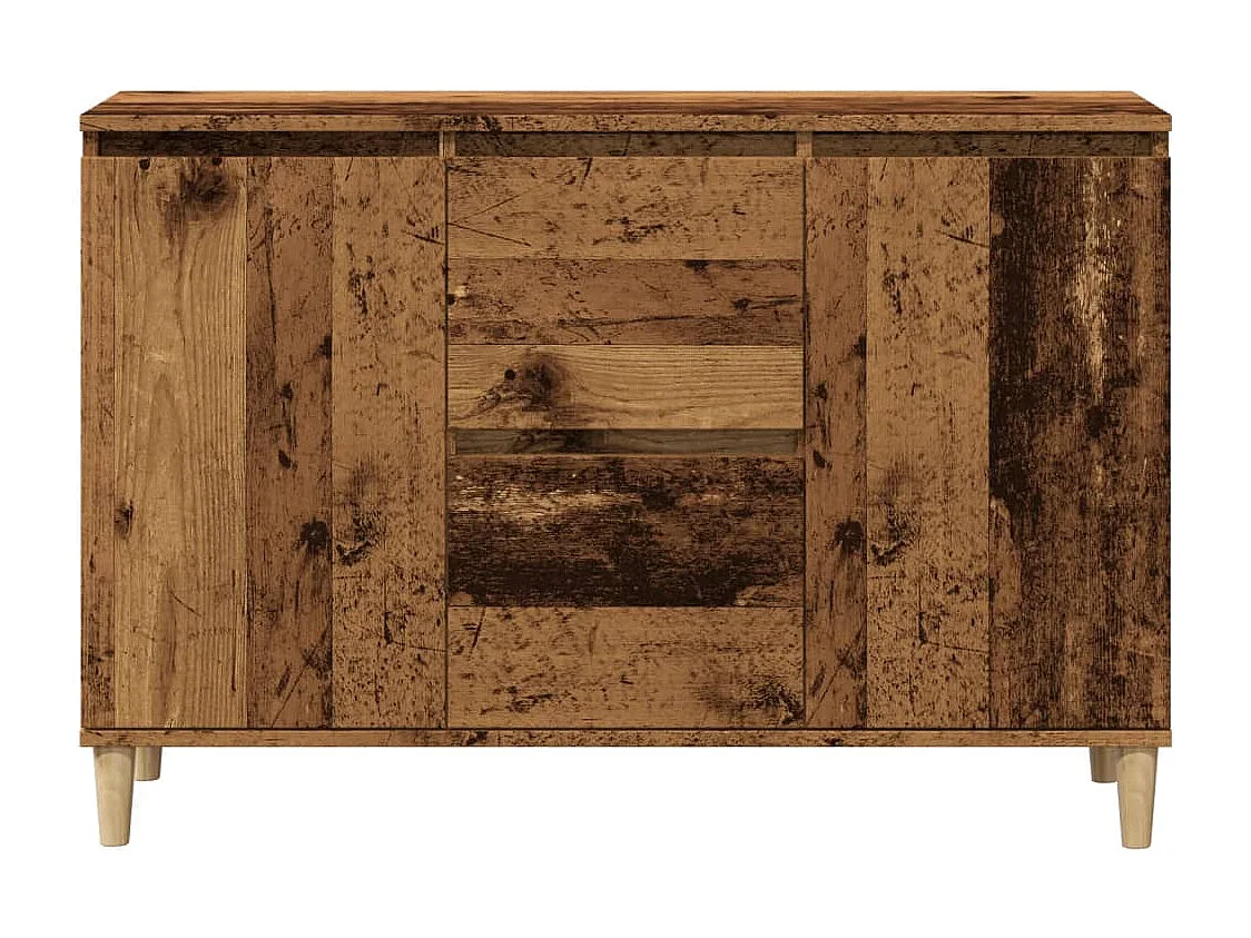Buffet | Bahut | Meuble de rangement vieux bois 102x35x70 cm bois d'ingénierie