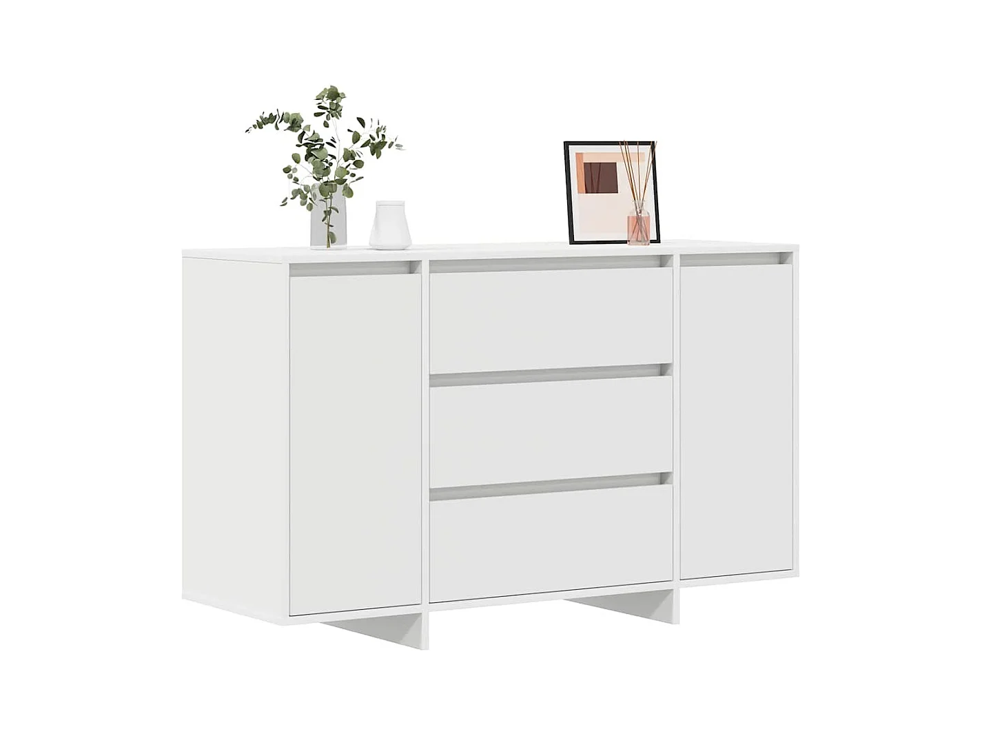 Sideboard | Credenza | Armadio Bianco 120x41x75 cm Legno ingegnerizzato