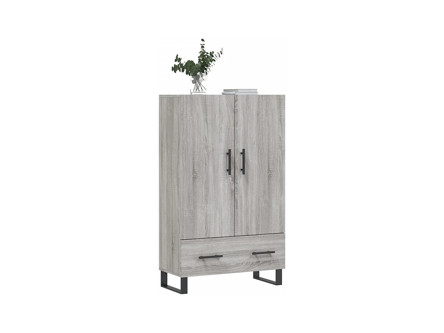 Buffet | Bahut | Meuble de rangement haut sonoma gris 69,5x31x115 cm bois d'ingénierie