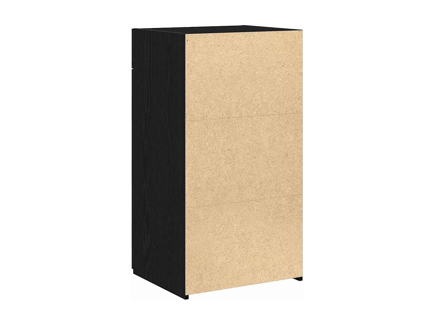 Buffet | Bahut | Meuble de rangement Noir Chêne 30x42,5x93 cm Bois d'ingénierie