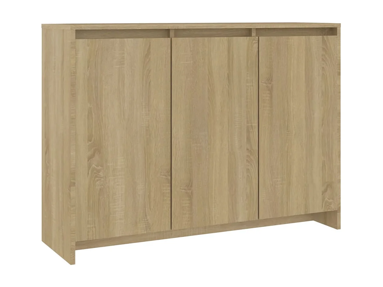 Buffet | Bahut | Meuble de rangement Chêne sonoma 102x33x75 cm Bois d'ingénierie