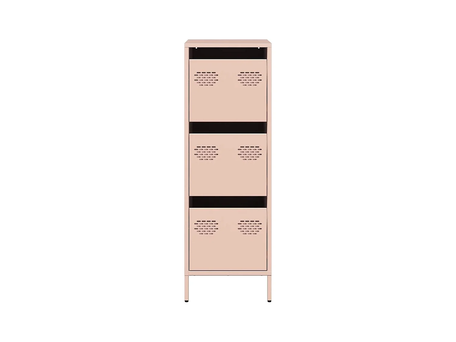 Credenza | Buffet | Armadio Rosa 39x35x103,5 cm in Acciaio