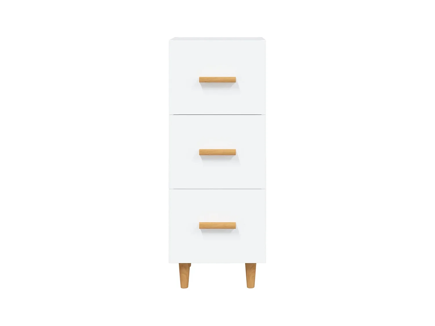 Buffet | Bahut | Meuble de rangement blanc 34,5x34x90 cm bois d'ingénierie
