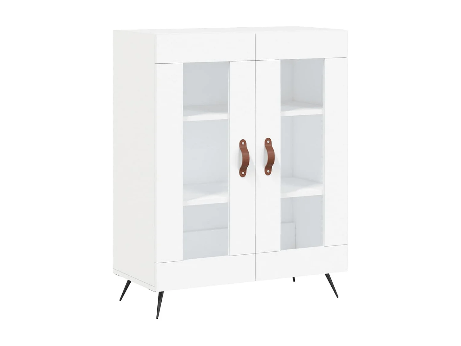 Buffet | Bahut | Meuble de rangement blanc 69,5x34x90 cm bois d'ingénierie