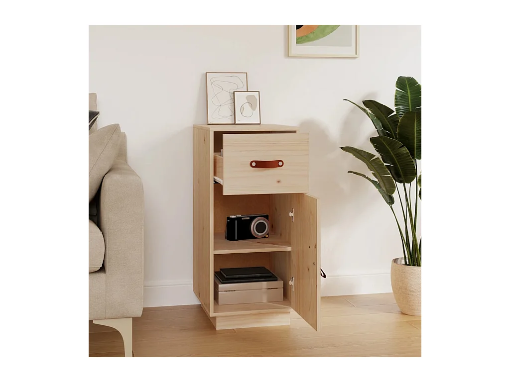Buffet | Bahut | Meuble de rangement 34x40x75 cm Bois massif de pin