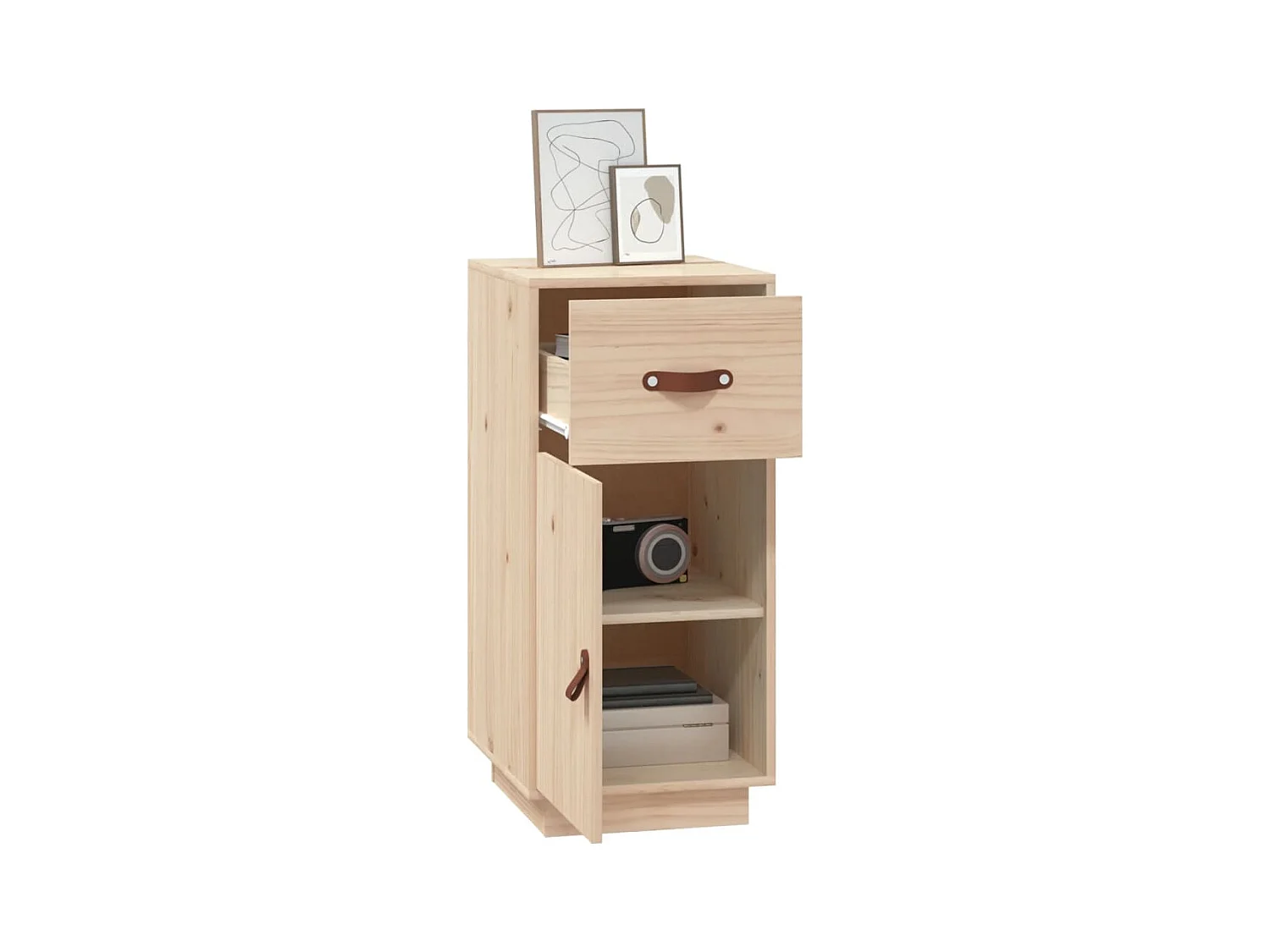 Buffet | Bahut | Meuble de rangement 34x40x75 cm Bois massif de pin