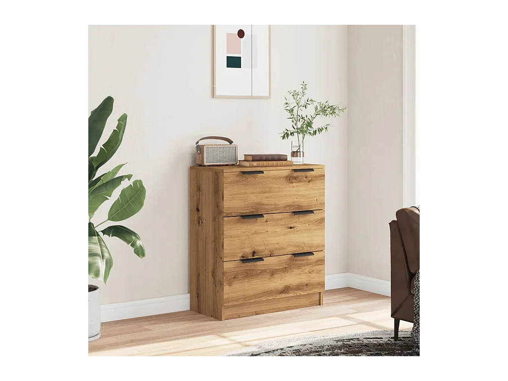 Credenza | Buffet | Armadio Rovere Artigianale 60x30x70 cm in Legno Multistrato