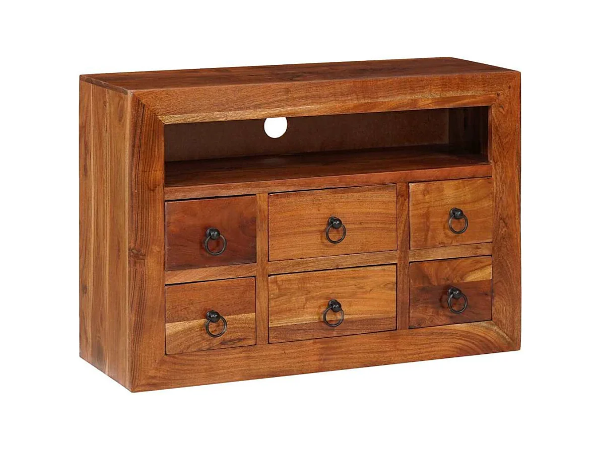 Buffets & Commodes | Bahuts | Meuble de rangement Marron 80 x 30 x 55 cm Bois d'acacia massif