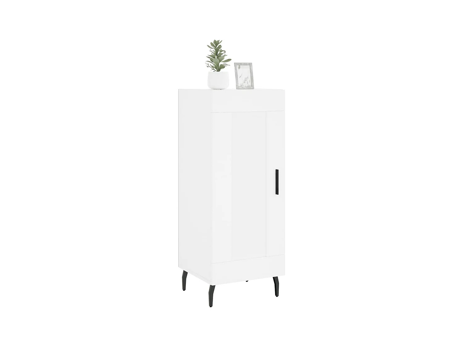 Buffet | Bahut | Meuble de rangement blanc 34,5x34x90 cm bois d'ingénierie