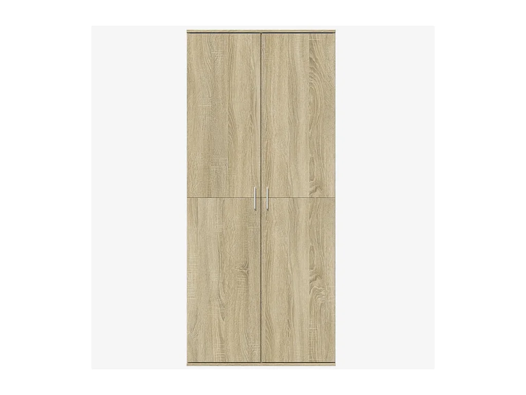 Buffet | Bahut | Meuble de rangement haut chêne sonoma 80x35x180 cm bois d'ingénierie