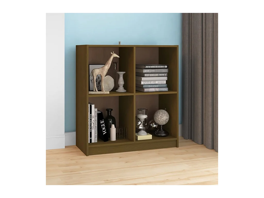 Buffet | Bahut | Meuble de rangement Marron miel 70x33x76 cm Bois massif de pin