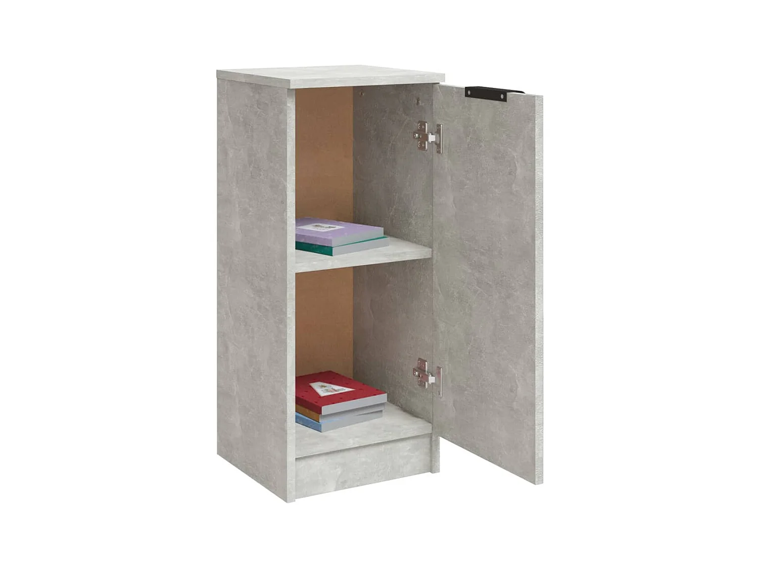 Buffets | Bahuts | Meuble de rangement 2 pcs Gris béton 30x30x70 cm Bois d'ingénierie