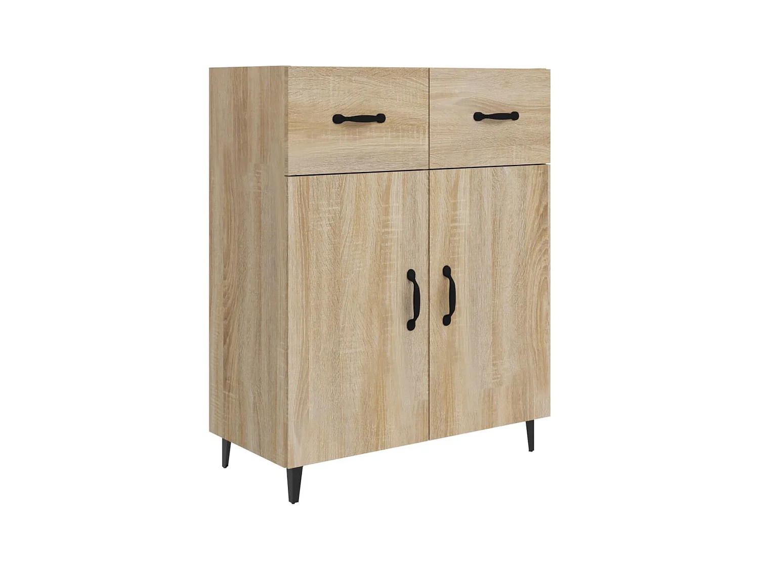 Credenza | Buffet | Armadio Rovere Sonoma 69,5x34x90 cm in Legno Multistrato
