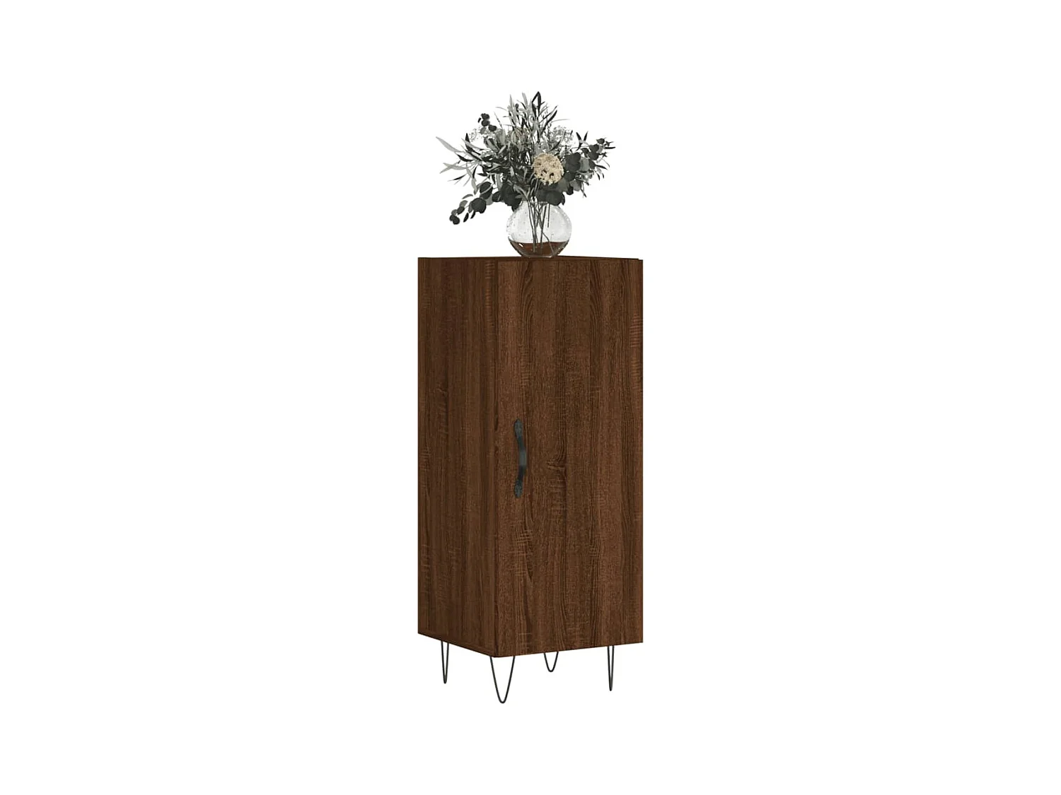 Credenza | Buffet | Armadio Rovere Marrone 34,5x34x90 cm in Legno Multistrato