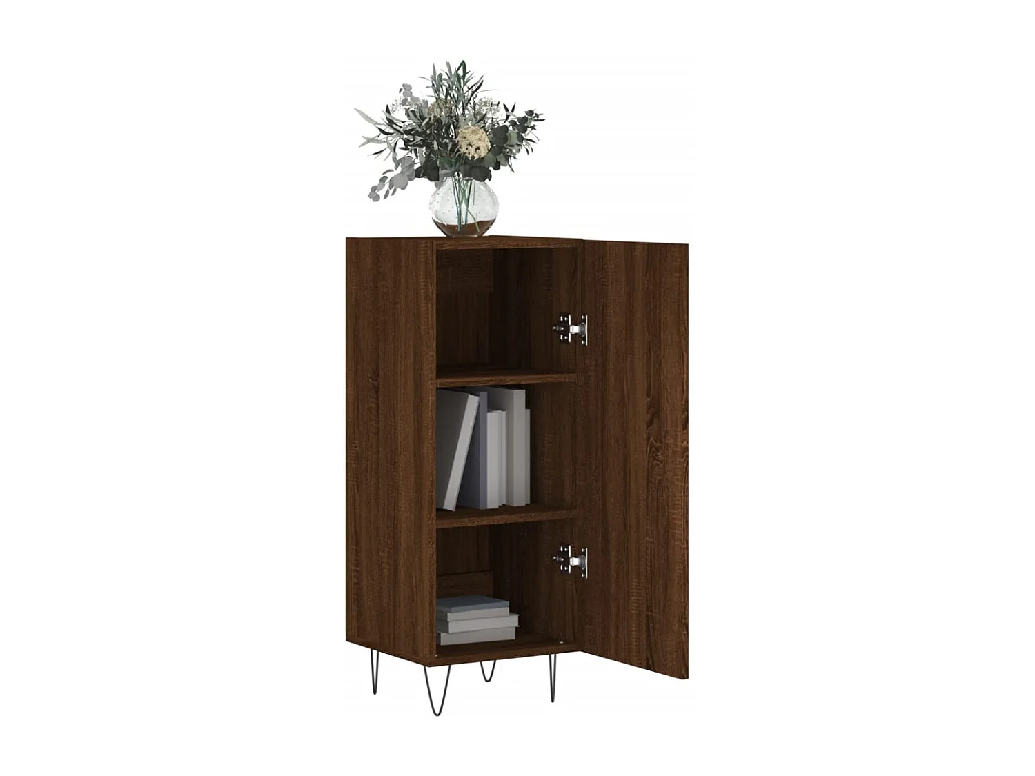 Buffet | Bahut | Meuble de rangement Chêne marron 34,5x34x90 cm Bois d'ingénierie
