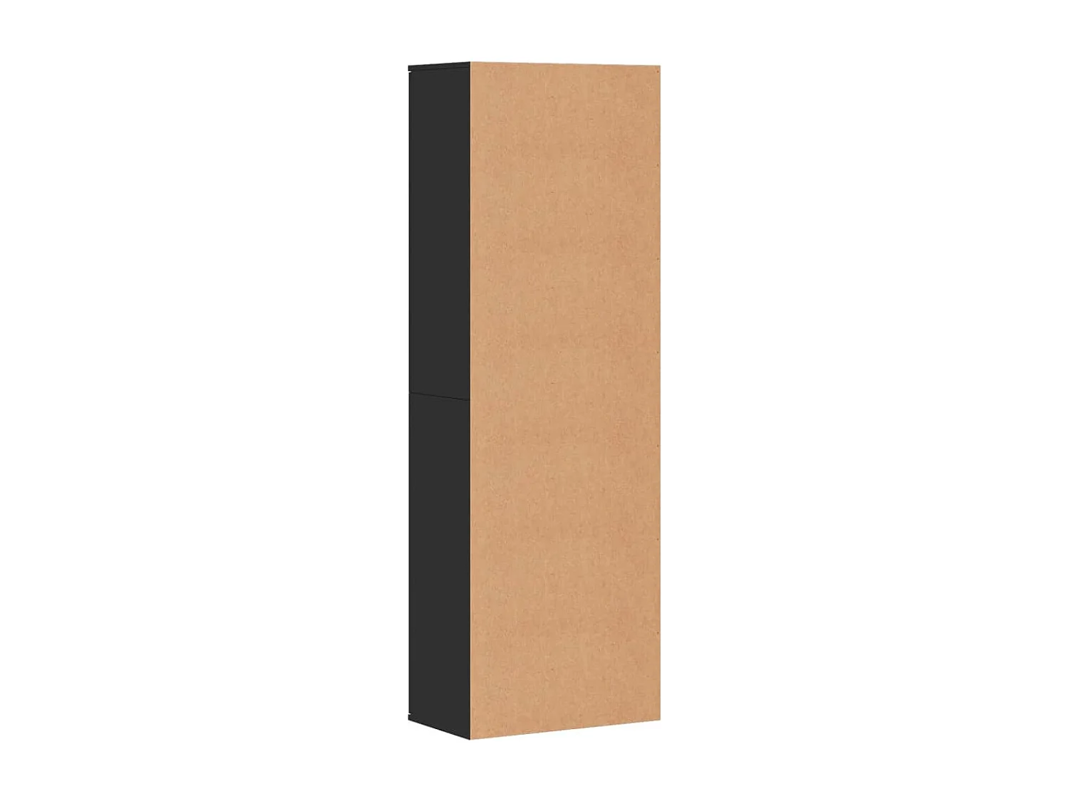 Buffet | Bahut | Meuble de rangement haut noir 60x35x180 cm bois d’ingénierie